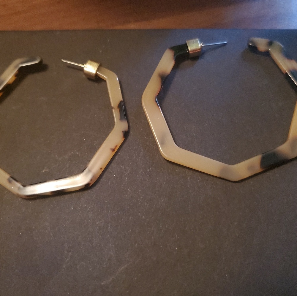 Lepoard Print Hoops